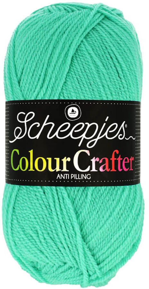 SCHEEPJES COLOUR CRAFTER 1422 EELDE [ ANTI PILLING ] PAK MET 5 BOLLEN a 100 GRAM. KL.NUM. 4013.